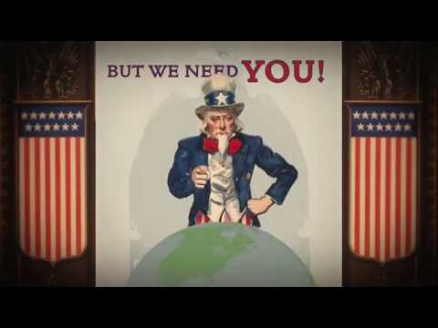 American Patriotic Song: "Over There"  The yanks are coming  George m cohan