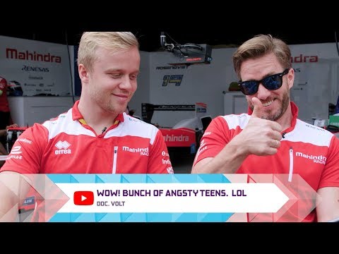 Formula E Drivers React to Comments Online! Felix Rosenqvist & Nick Heidfeld
