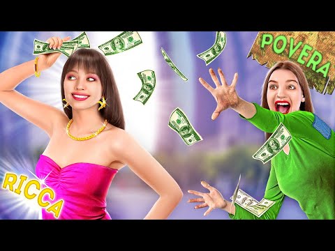 STUDENTI RICCHI VS POVERI || Situazioni divertenti a scuola su 123 GO! GOLD