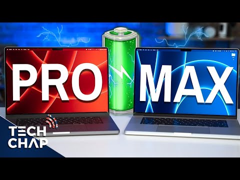 MacBook Pro 14 vs 16 BATTERY Comparison! (M1 Pro & Max)