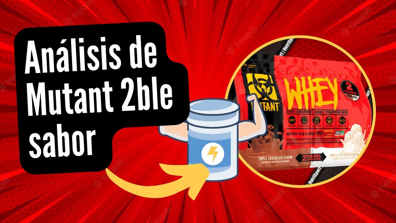 Mutant Whey Proteina Doble sabor 4K Review