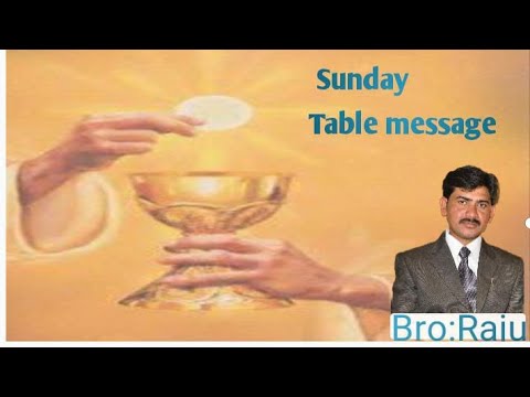 Sunday Table service at.Zion prayer house 🏡.dt.12.6.2022.