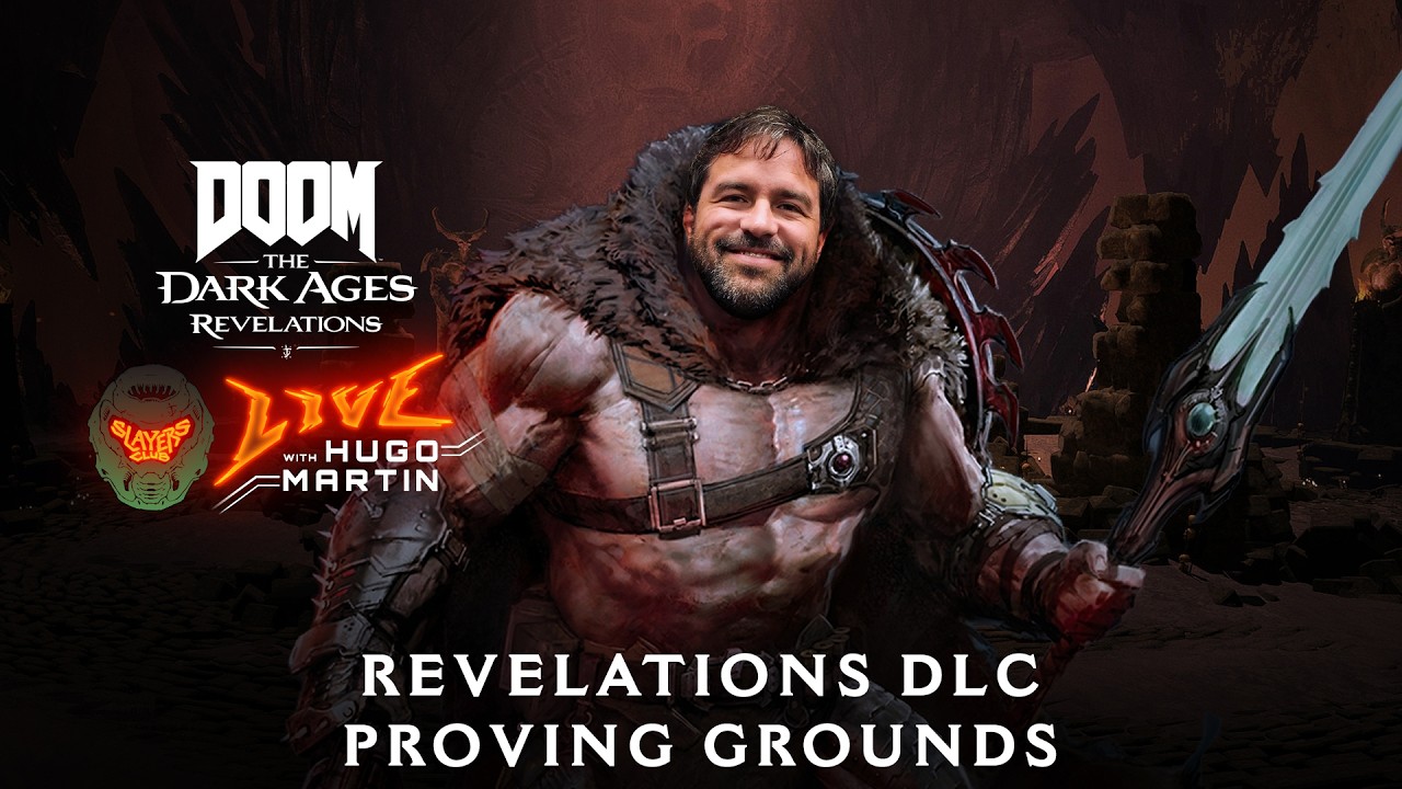 Slayers Club Live | DOOM: The Dark Ages | Revelations w/ Hugo Martin - Ch. 30 Proving Grounds! - YouTube