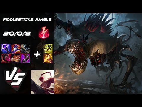 JUNGLE Fiddlesticks vs Lee Sin - NA Grandmaster Patch 25.18