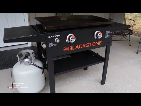 blackstone 28 inch griddle how to assemble and season