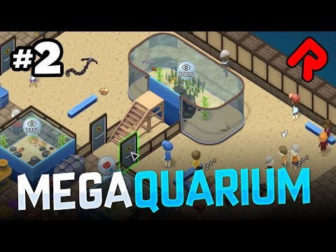 MEGAQUARIUM: Ripping up an ABANDONED THEATRE! | Megaquarium gameplay #2 (Napalos)