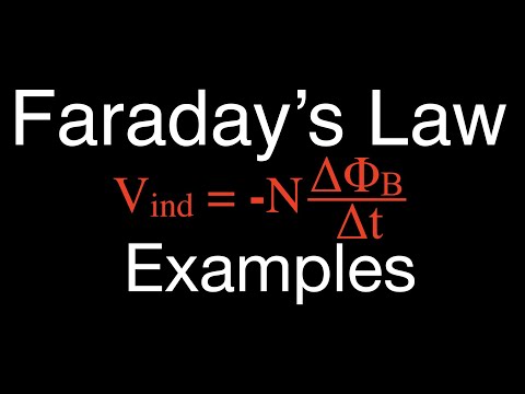 Electromagnetic Induction (6 of 15) Faraday's Law, Example Problems