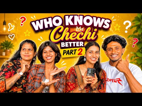 Who Knows Chechi Better Pt.2 🥳 | Chechi & Abhi adi aayi🤣 | Thejathangu😉