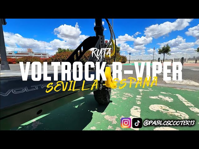 Vídeo relacionado con Voltrock R-Viper 800, Patinete Eléctrico, 800W, 48V, Autonomía 55km, Doble Suspensión, Freno de Disco, Ruedas Tubeless 10 Pulgadas, Aluminio (R-Viper 800W)