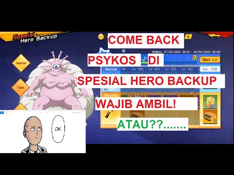 Psykos SSR Core Wajib Dapat【ONE PUNCH MAN : THE STRONGEST】#psykos #core #ssr