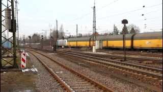 preview picture of video 'Railpool 185 691-3 passes Seelze Yard'