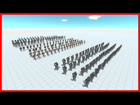 90x ANGRY JOE VS 125x BERSERKER GORILLA - ANIMAL REVOLT BATTLE SIMULATOR