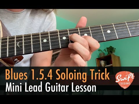 1,5,4 Blues Soloing Trick - Mini Lesson