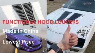Iroc - Z Camaro Hood Louvers Vents Functional Ebay Amazon - Review