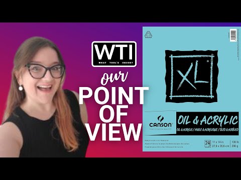 Canson XL Oil and Acrylic Paper - WTI product video review