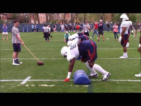 Auburn Defensive Line Drills: Spring Practice 9