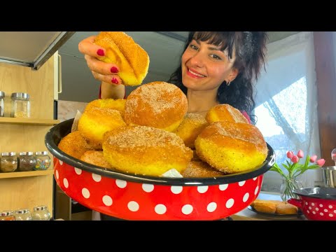 Jeste probali pamuk krofne? Najpufnastije! Ni kap ulja ne upijaju! PIJANE PAMUK KROFNE.