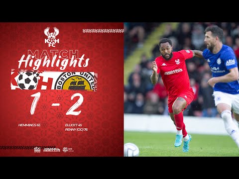 Match Highlights: Harriers 1-2 Boston United 12/05/22