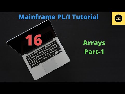 Arrays in PL/I - Mainframe PL/I Tutorial - Part 16