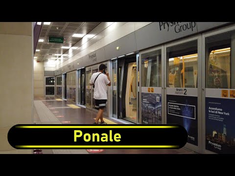 Metro Station Ponale - Milan 🇮🇹 - Walkthrough 🚶