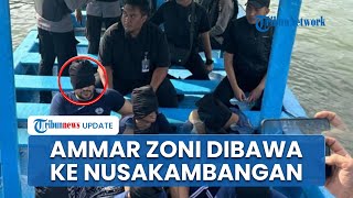 Potret Ammar Zoni Dijebloskan ke Super Maksimum Security Nusakambangan, Dibawa dengan Mata Tertutup