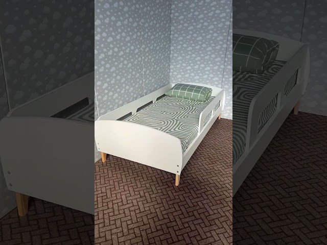Cama Infantil Jardim Branco - Movelbras