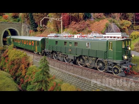 Die neue Modelleisenbahn in Spur 1 der Leuvense Spooreen Vrienden mit Märklin Lokomotiven