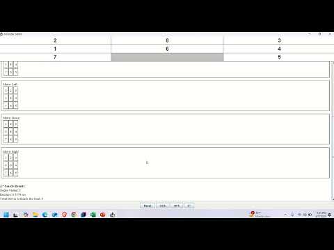 8 Puzzle Solver Java Program