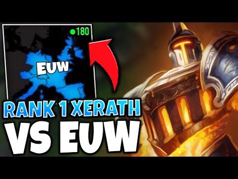 #1 XERATH WORLD VISITS EUW SERVER! WILL THE SCRIPT GOD GET BANNED?! - League of Legends