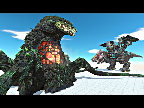 Is Biollante Strong? | Biollante vs Workshop Units - Animal Revolt Battle Simulator