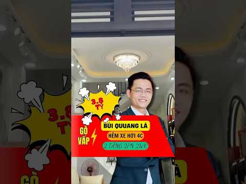 Bán Nhà Gò Vấp Chợ Phạm Văn Bạch Hẻm 4 Chỗ 1 Căn Ra Xe Hơi 30m 2 Tầng Full NT. s