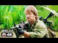 Chuck Norris Destroys Cruel Soldiers Scene MISSING IN ACTION 1984 Movie CLIP 4K