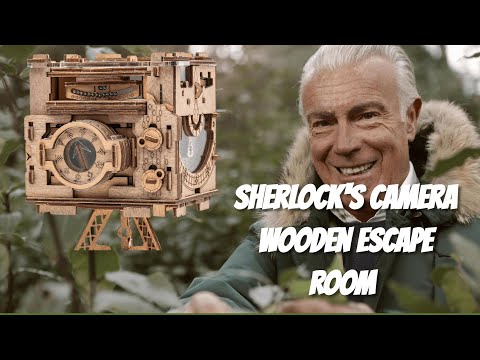 A mind-bending journey of discovery - Sherlocks Camera Wooden Escape Room in a Box