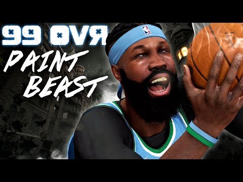 REACHING 99 OVR IN RISING STAR GAME! NBA 2K20 My Career Gameplay Best Paint Beast Center Build