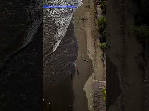 🇵🇦Playa Las Lajas, Chiriquí 🌊Kilómetros de arena, cero estrés 😌Aquí vienes… y no te quieres ir 👀