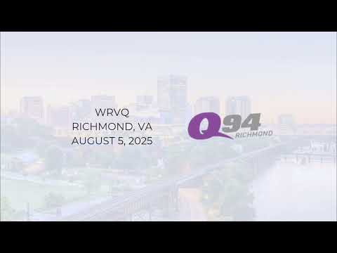 WRVQ Richmond, VA (Q94) | Hourly Station ID | August 5, 2025