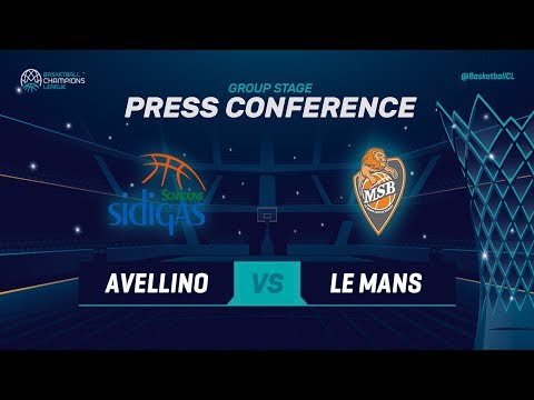 Sidigas Avellino v Le Mans - Press Conference - Basketball Champions League 2018-19
