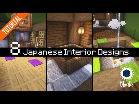UmiboMC - 👺 8 Japanese Interior Designs for Minecraft