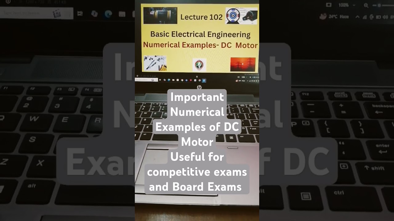 DC Motor problems and solutions | Numerical Examples on DC Motor| VTU syllabus| GATE questions | KTU