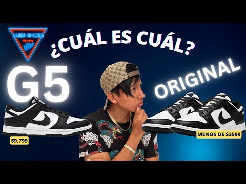 Comparación de G5 con ORIGINAL ! (Dunk Low Retro PANDA ⚫⚪ ) LuigiShoes