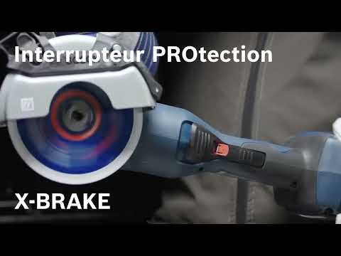 Meuleuse d'angle sans fil Ø125 mm - GWX 18V-15P - Solo - 06019H6F01 BOSCH