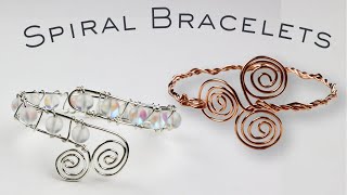 Spiral Bracelets - Day 8 of the 10-Day Wire Bracelets to Make, Gift & Sell Challenge