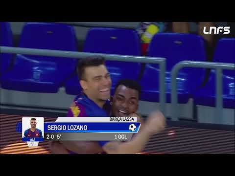 Gol Sergio Lozano (2-0) Barça Lassa - Naturpellet Segovia. J3, 1Div. LNFS