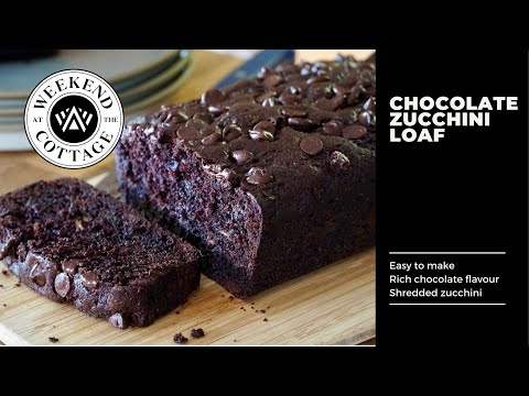The best CHOCOLATE ZUCCHINI LOAF!