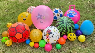 Download lagu Finding Watermelon Balls, Character Balls, Soccer Balls, Surprise Eggs, Chicken, Toy Cars, Tayo, ... mp3