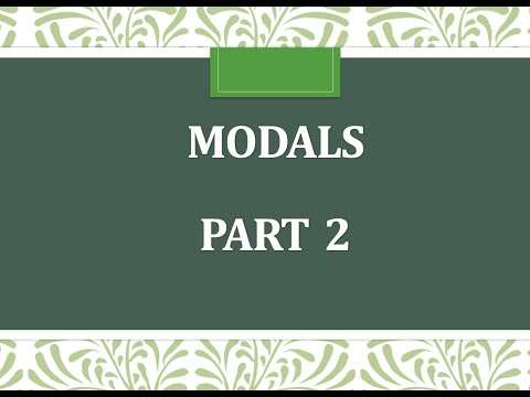 Modals Part 2