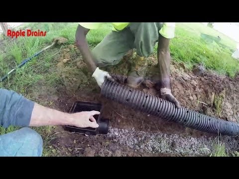 How to install a french drain in your back yard