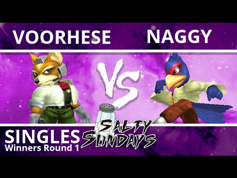Salty Sunday 4 - Voorhese (Fox) VS Naggy (Falco) - Melee (First Round)