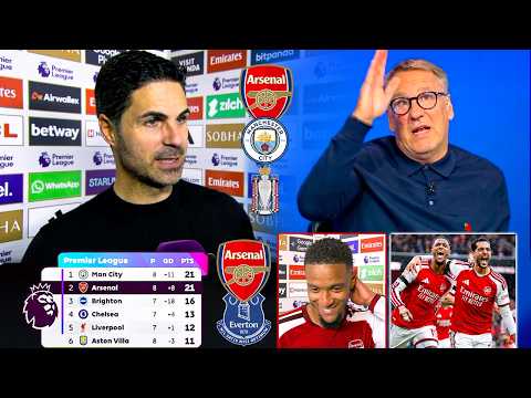 Arsenal vs Everton 2-0 Arteta Goes Crazy! 🔥 Gunners Top as Man City Slip | All Reactions