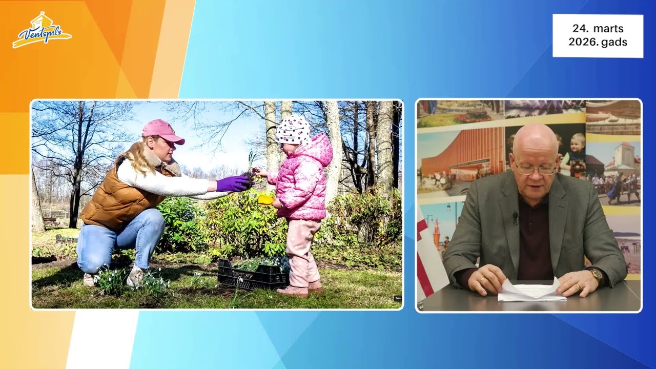 VIDEO: G.Blumbergs par Ventspils pilsētas aktualitātēm – 24.03.2026.